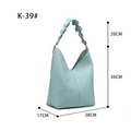 Red Slouch Bag in Bag with clutch-K-39